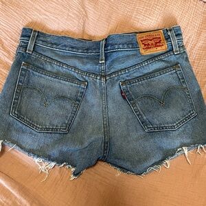 Levi's Classic Blue Jean Shorts